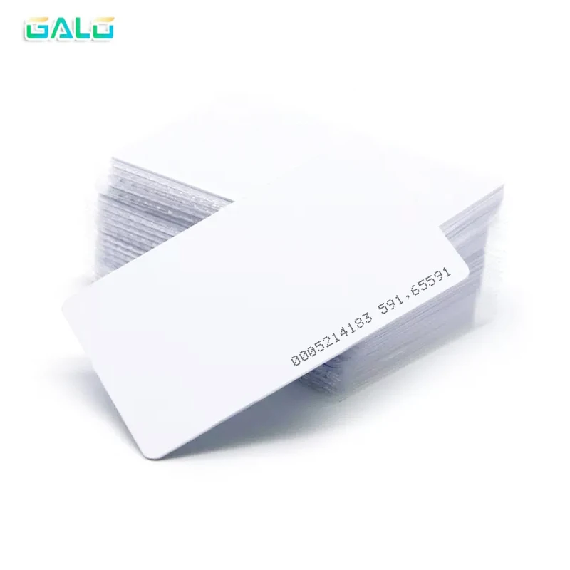 RFID частота 125 кГц ID контроль доступа белые карты из ПВХ EM4200 TK4100 T5577 чип пластиковый умный пустой близость с кодом серии