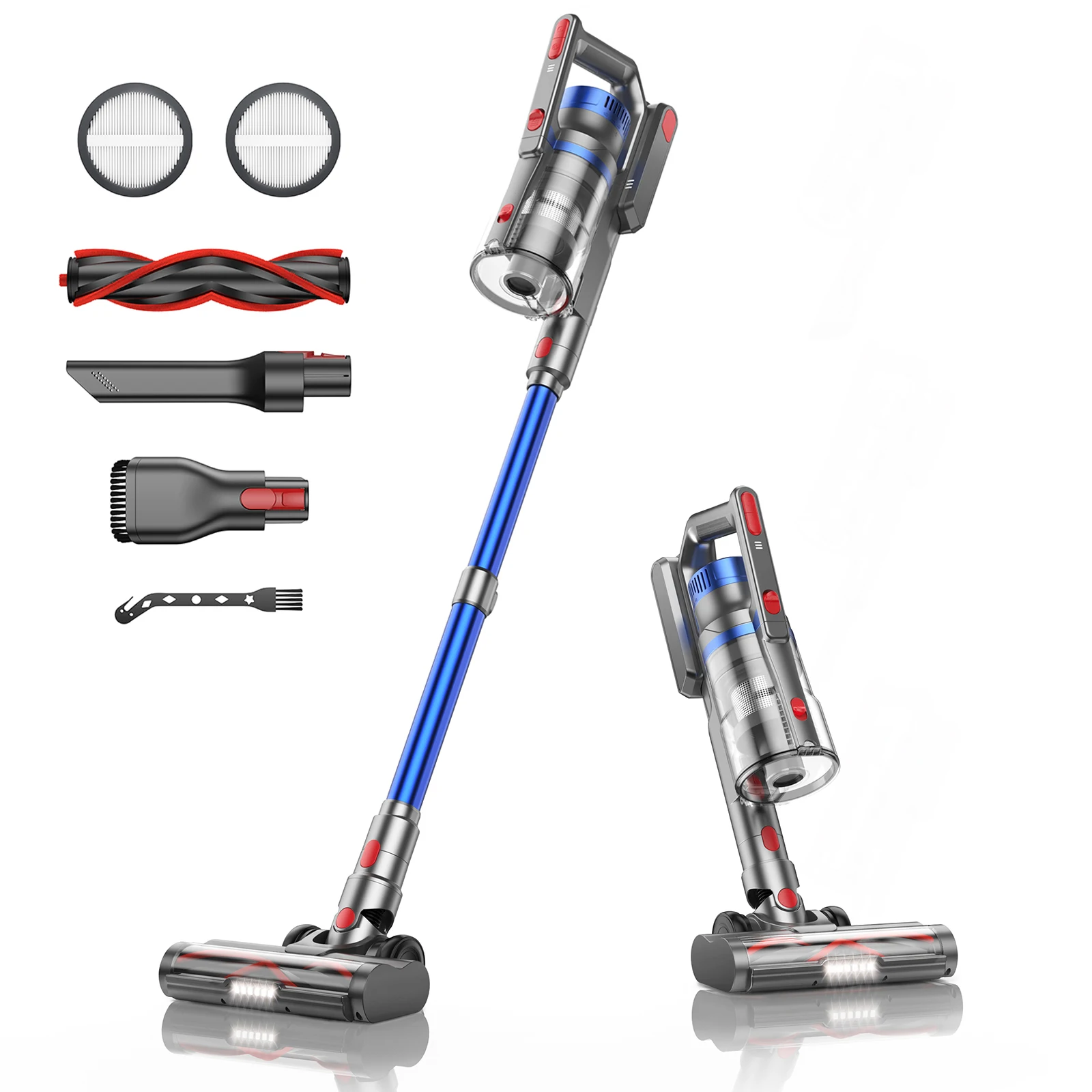 Handheld Cordless vacuum cleaners 55 Min 36KPA Suction Power 450W for smart home appliance 1.2L Dust Cup Removable Battery JR500