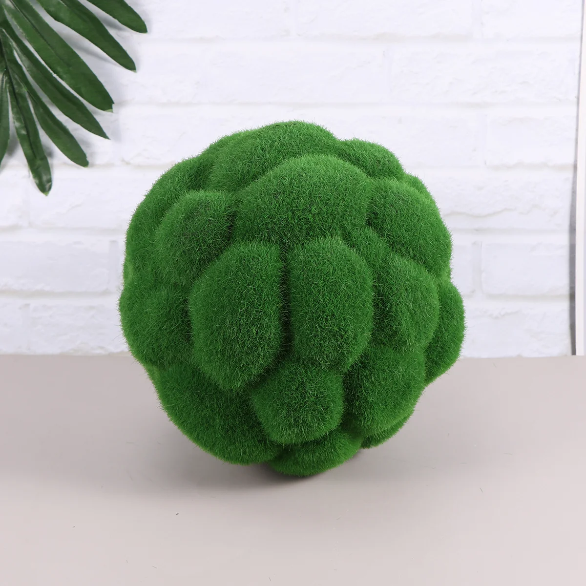 

12cm Artificial Moss Rocks Stones DIY Round Floral Balls Tank Ornament Accessories Wedding Party Decoration