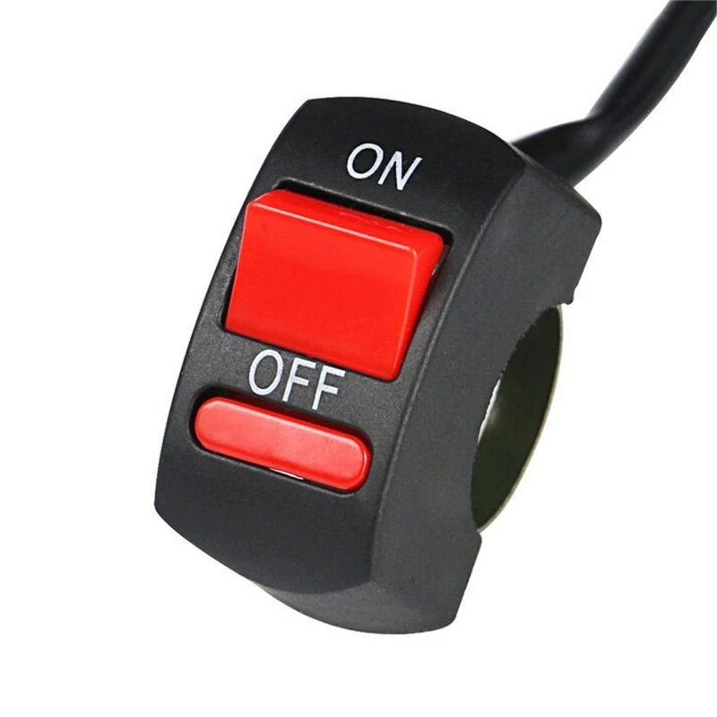 

Universal Handlebar Motorcycle Switch ON-OFF Button LED Angel Eyes Light Switch