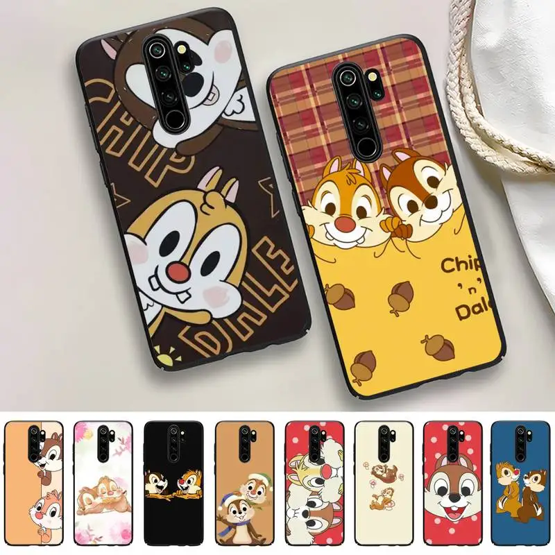 

Disney Chip and Dale Phone Case For Redmi 9 5 S2 K30pro Silicone Fundas for Redmi 8 7 7A note 5 5A
