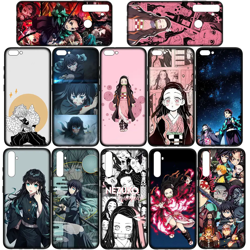 Чехол для телефона Demon Zenitsu Slayer Nezuko Tanjiro чехол Xiaomi Redmi Note 10 12 Pro Max 10A 10C 12C 10X 10S 8T C