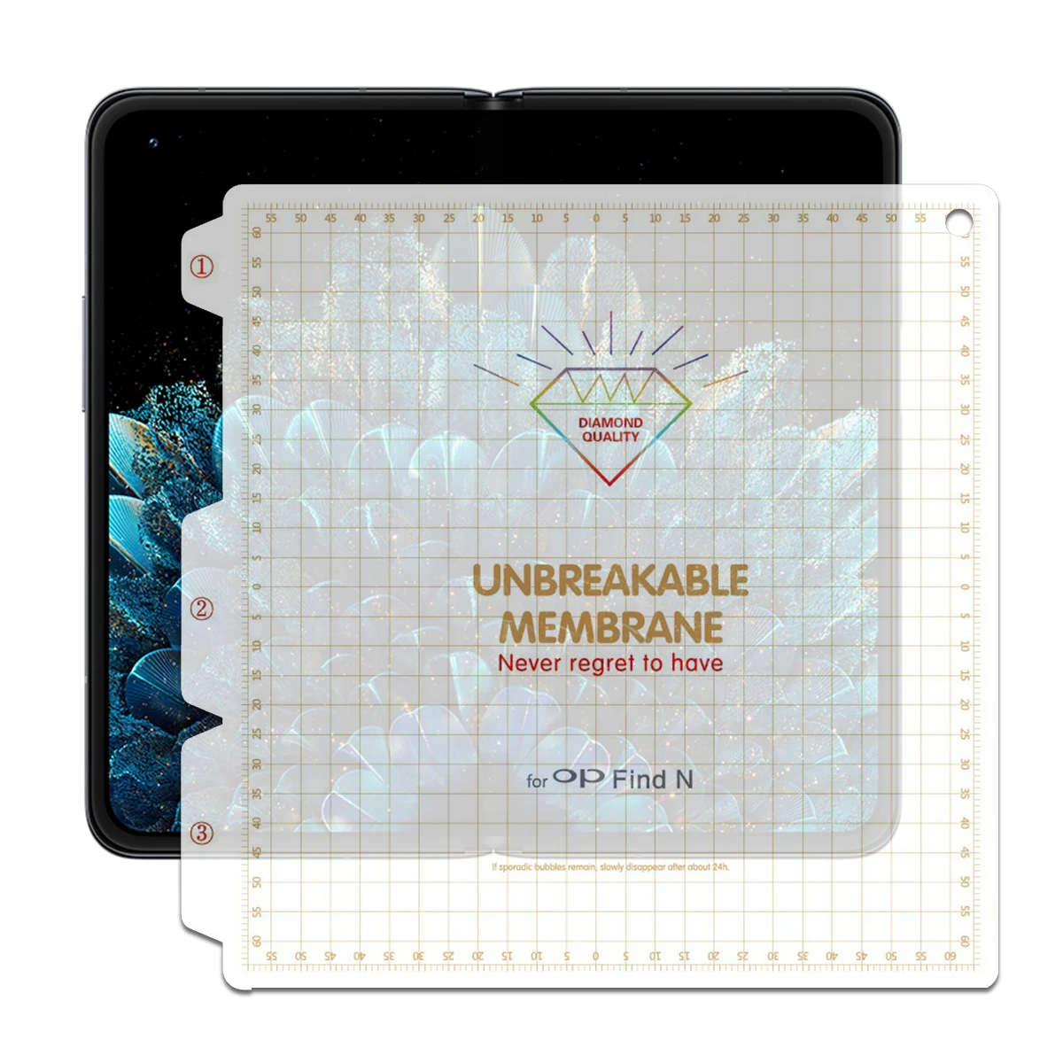 

Matte UNBreakable Membrane Front Hydrogel Gel Film For Oppo Find N Nano Screen Protector Protective Film