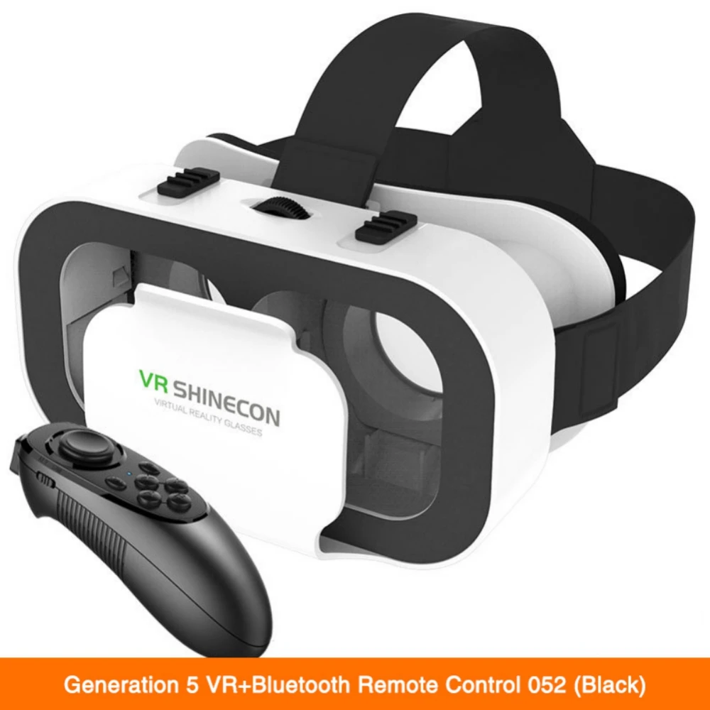 

3D VR Smart Glasses Headset Virtual Reality Helmet Smartphone IMAX Movie And Gaming VR Glasses Remote Control In