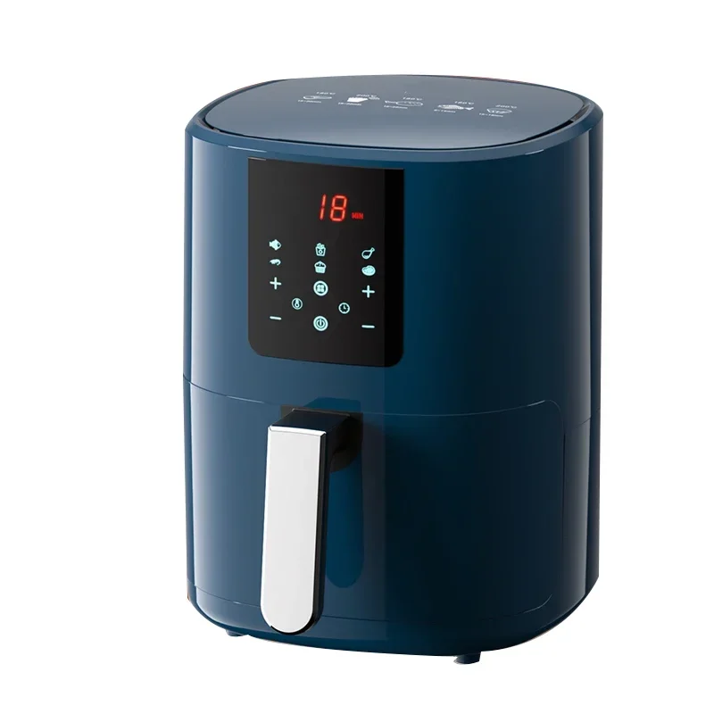 Портативная фритюрница 5л 220 В/1350 Вт большая емкость бездымная воздушная духовка