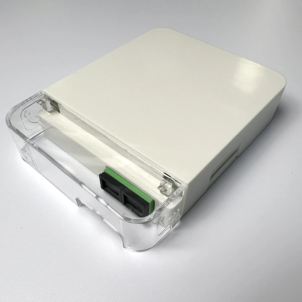 Оптоволоконная розетка Fiber Box Дуплексные порты SC 2 ядра с прозрачной крышкой