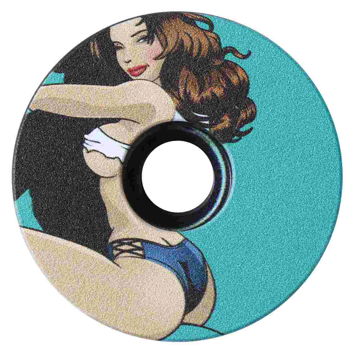 

1pc Aluminum Alloy Headset Screws Mountain Road Bowl Cover (A Style)