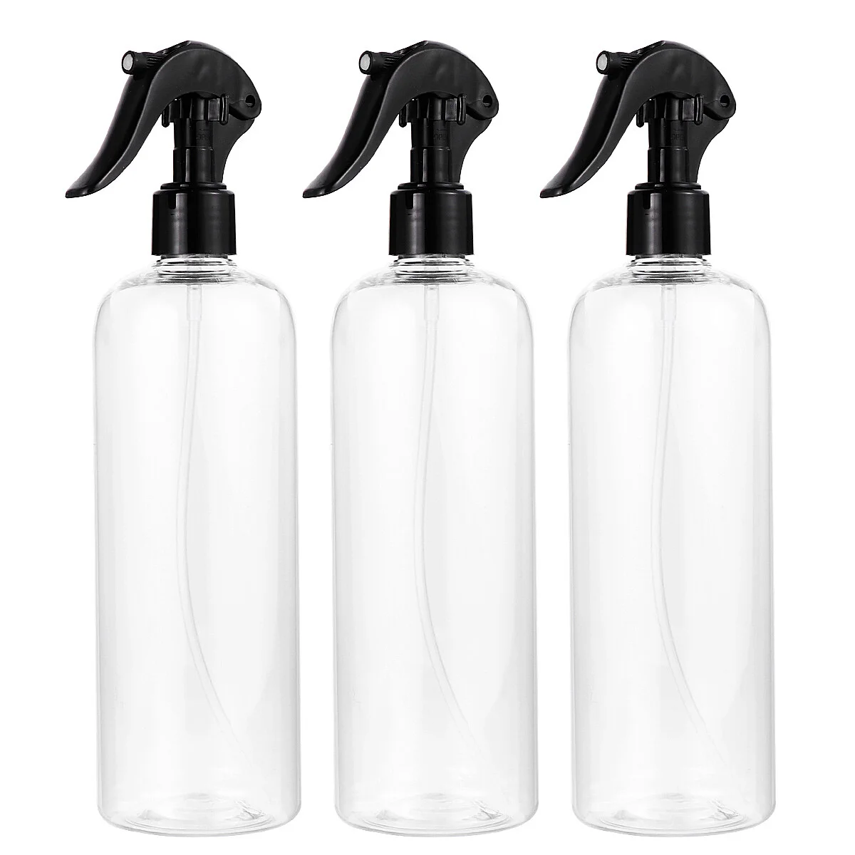 

3 Sets 500ML Plastic Spray Bottle Empty Water Sprayer Refillable Mist Atomizer Bottles Multifunctional Dispenser for Travel