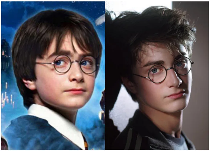 

Eye Glasses Harries Retro Round Flat Lens HP Potters Rim Circle Glasses Men and Women The Same Prince Mirror Makeup Glasses