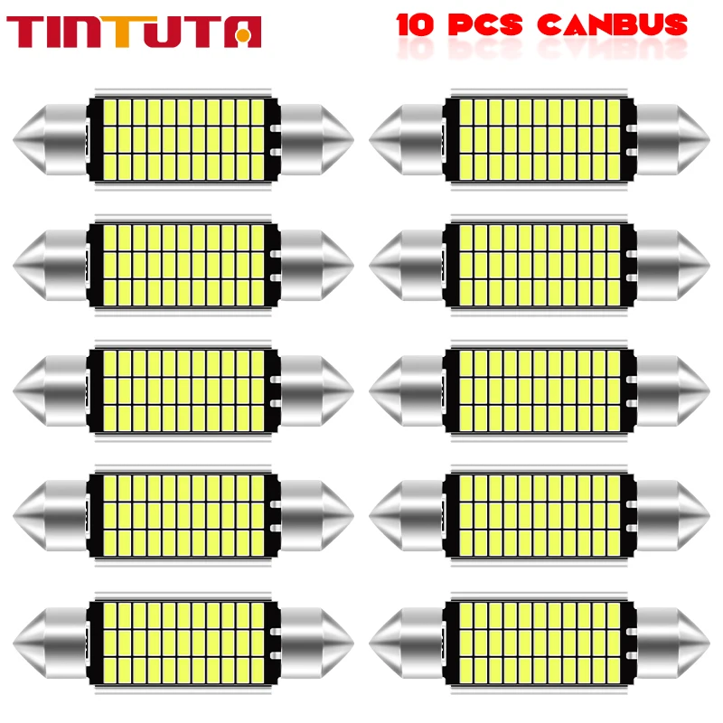 Festoon 31mm 36mm 39mm 41mm High Quality Super Bright LED Bulb C5W C10W Car License Plate Light Auto Interior Reading Dome Lamp