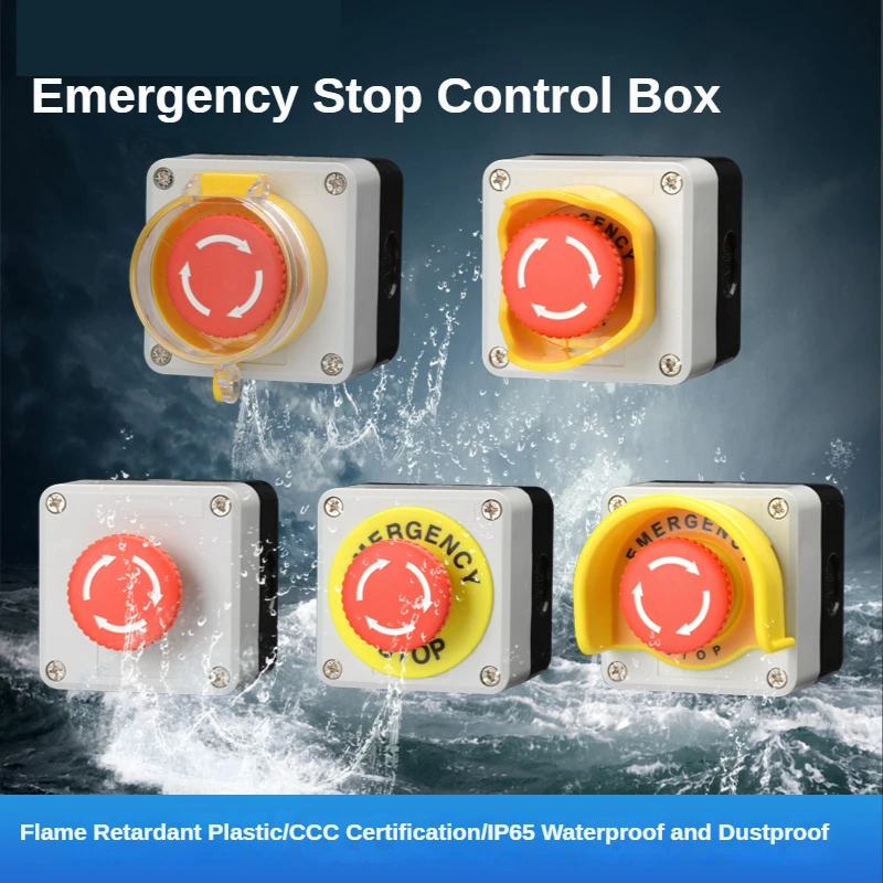 

Uniteelec Emergency Push Button Switch Variety of Switch 10A Emergency Stop Push Button