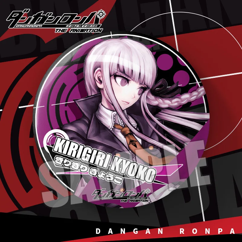 Danganronpa: Trigger Happy Havoc броши для женщин Yasuhiro Taeko модные украшения Chihiro Fujisaki