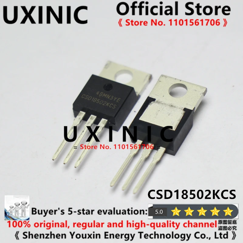 

UXINIC 100% новый импортный оригинальный CSD18502KCS CSD18502 TO-220 полевой транзистор 40 в 100 А