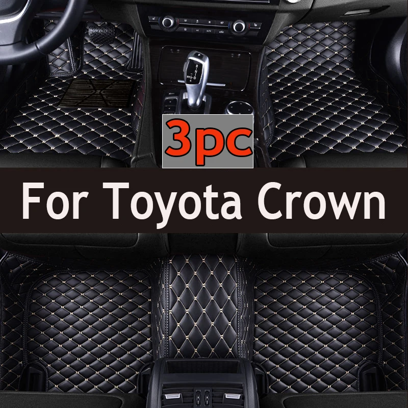 

Автомобильные коврики для Toyota Crown S180 2003 ~ 2009, роскошный кожаный коврик, коврик для защиты от грязи, Аксессуары для автомобилей, прочный коврик, полный комплект