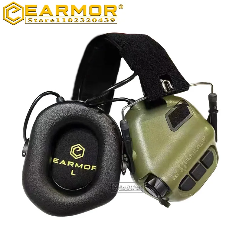 EARMOR Military Tactical Headphones M31 MOD3 Airgun Shooting Earmuffs Shooting Hearing Protection Headphones Soundproof Earmuffs