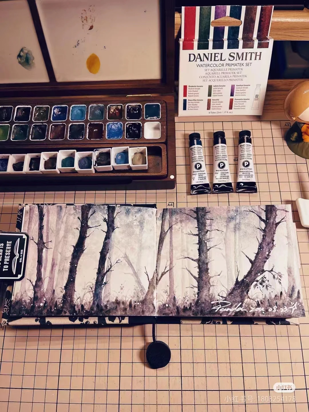 Набор акварельных пигментов Daniel Smith Artist 6 цветов 5 мл минеральный Аквариум 10