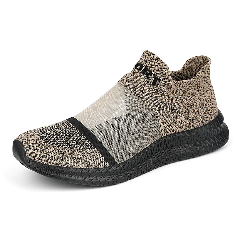 

Summer new mesh breathable men's shoes breathable casual couple running shoes large size sports socks shoes single shoes