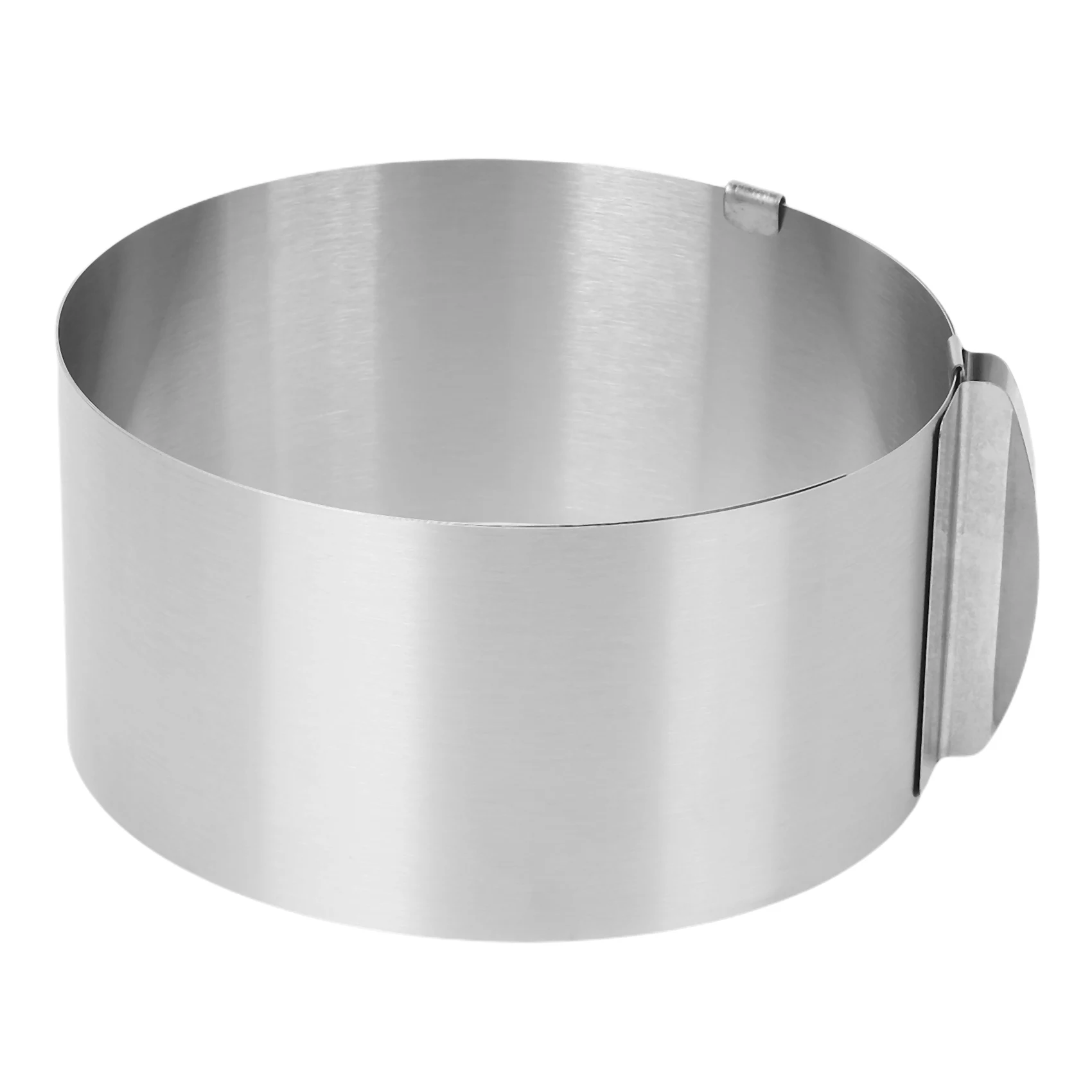 

Cake Ring 6 to 12 Inch Adjustable Round Stainless Steel Cake Mousse Mould Ring Bakeware Tools Cake Decorating Mold Baking Ring