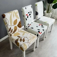 plant pattern dining chair cover high elastic home chair cover universal size stool case anti dirty hotel restaurant chair cover