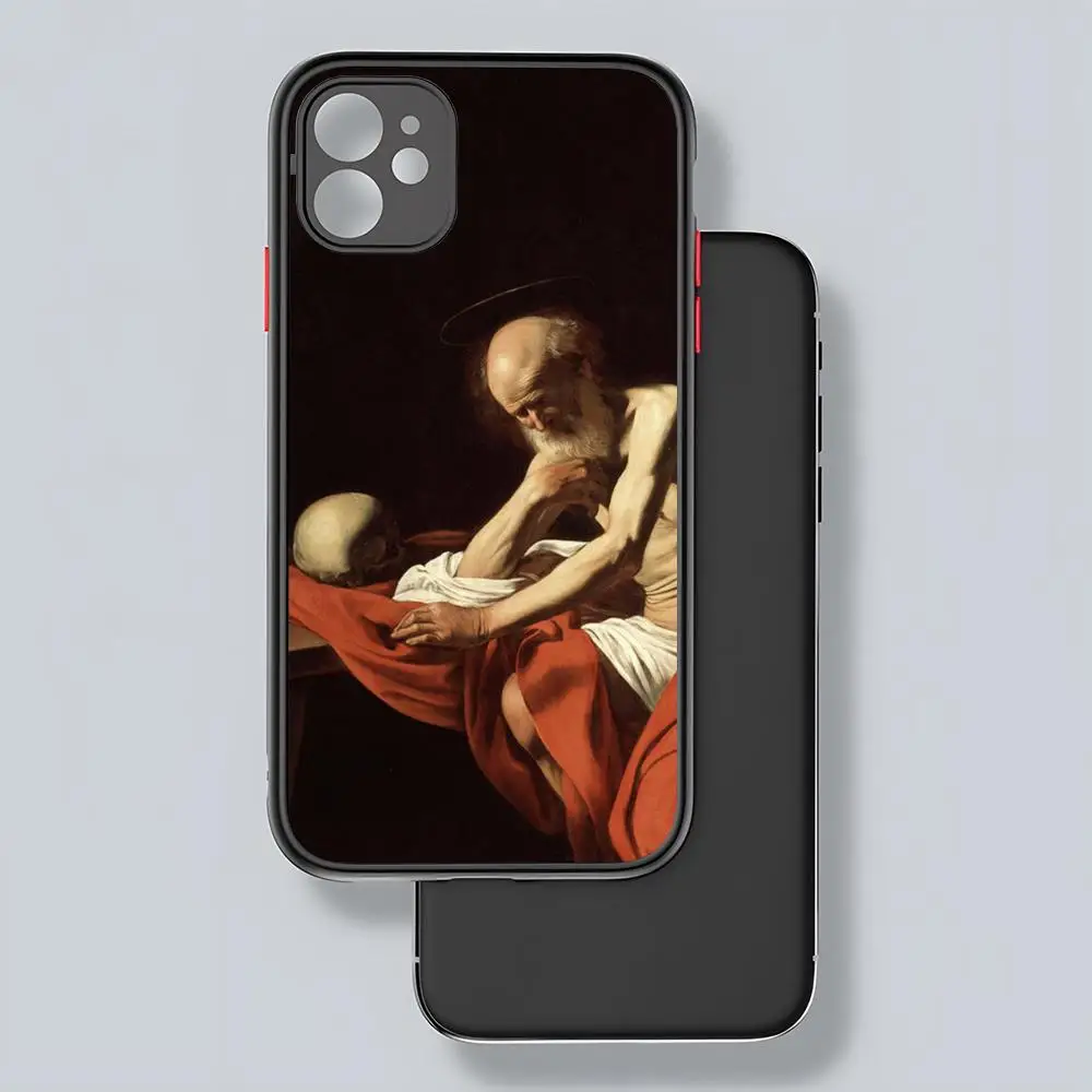 Чехол для телефона Artist Caravaggio Paintings матовый прозрачный чехол iPhone 16 15 14 13 12 11 Pro Max X XR