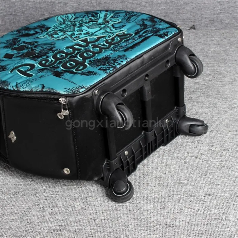 New golf trolley clothing bag women's outdoor travel bag multi-functional two-wheeled clothes bag for outdoor travel↑