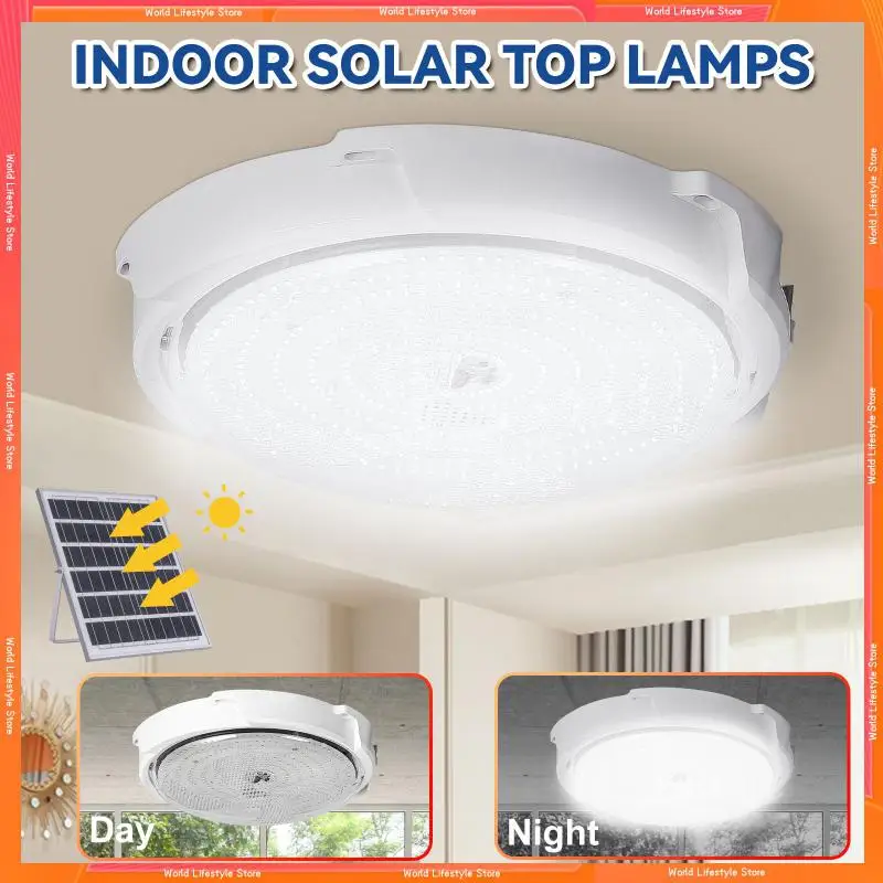 

Solar Light Outdoor Waterproof For Room Ceiling Indoor Led Lights Solar Charging Solar Panel Solar Ceiling Light Light