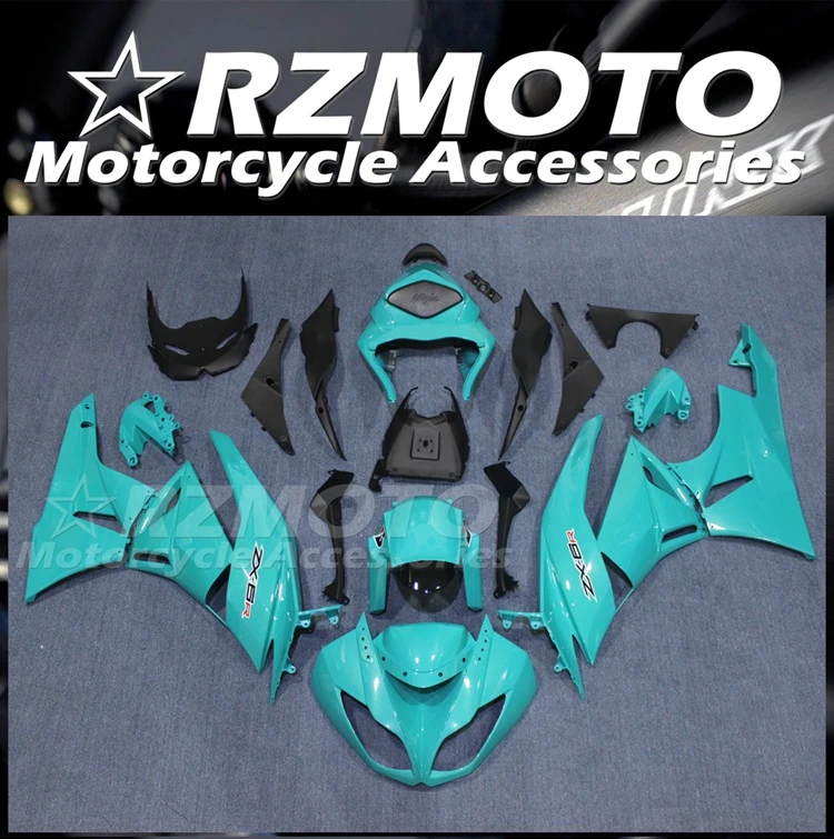 

Новые аксессуары для мотоциклов из АБС-пластика для Kawasaki Ninja ZX6R 636 2009 2010 2011 годов Обтекатели для велосипеда небесно-голубого цвета