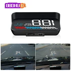 OBDHUD M7 HUD Дисплей на лобовое стекло OBD2 проекционный Спидометр GPS двойная система для всех автомобилей на лобовое стекло электронные аксессуары
