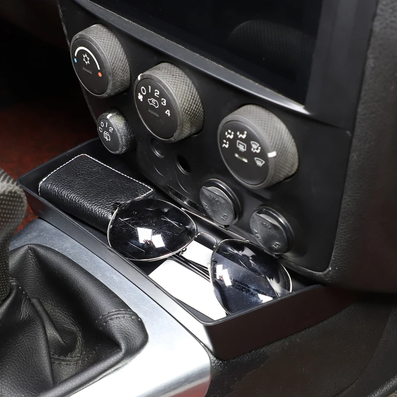 Фото Для Hummer H3 2005 2006 2007 Автомобильная фотомагнитная Многофункциональная подставка для телефона ABS Черные Аксессуары для хранения 1 шт. LHD №5