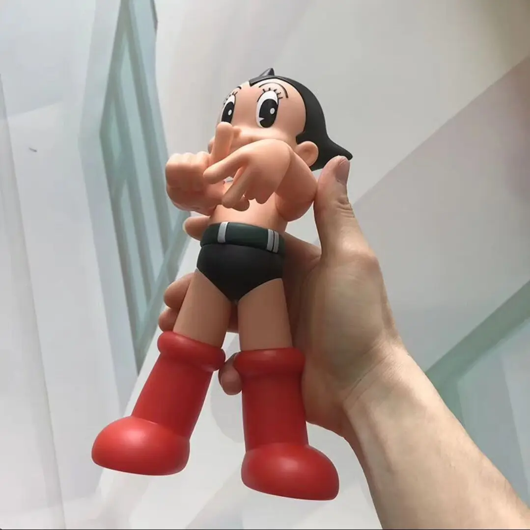 Фото 26 см большая аниме Astroboy Mighty Atom кукла Tetsuwan Atom ПВХ экшн-кукла статуя коллекционная модель игрушка фестиваль подарок №3