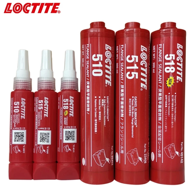 

300ml/50ml Loctite 510 515 518 574 Flat Sealant High Temperature Resistant Oil Resistant Glue Anaerobic Flange Gasket Adhesive