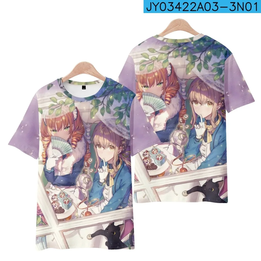 

cool Silent Witch 3D T-shirt Casual Short-sleeved Cool Summer Short-sleeved New Arrival factory dropship store Kawaii Kids Tops
