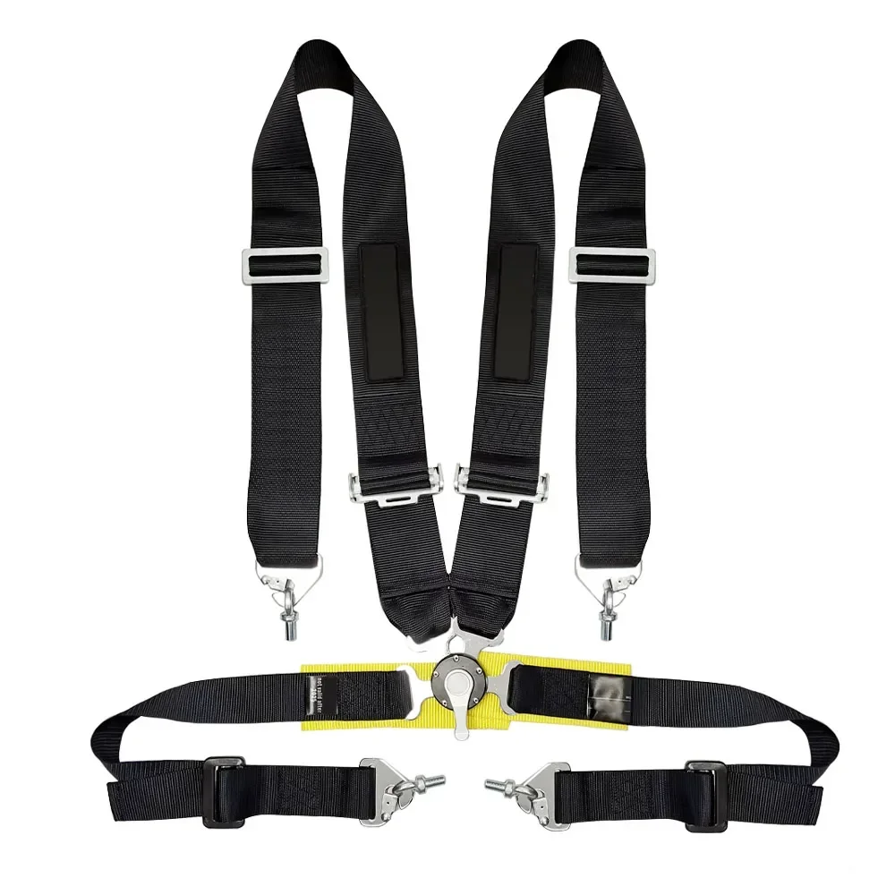 Универсальный гоночный ремень безопасности, 3-дюймовый автомобильный спортивный ремень безопасности 4, 5, 6-точечное крепление, быстросъемный нейлоновый ремень безопасности с логотипом Spa * co