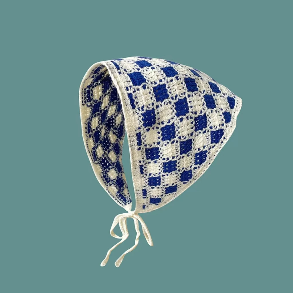 Треугольная повязка на голову ручной работы милая сумка для волос головной