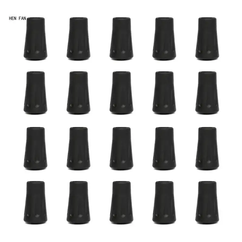 20 лотов защитные колпачки для походных палок долговечные резиновые коврики