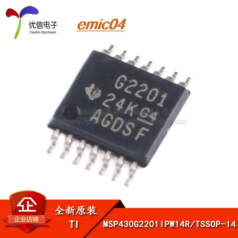 

Оригинальный stock MSP430G2201IPW14R TSSOP-14 16-MCU