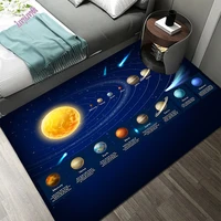 3d solar system childrens room carpet space planet carpet childrens bedroom anti slip mat home decoration play crawling mat