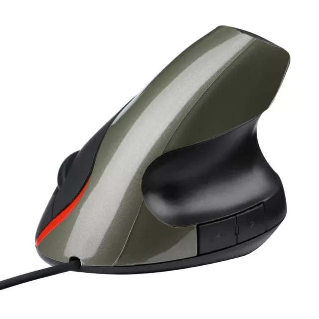 

5D Wired Optical Gaming Mouse With USB 1200DPI 2.4GH Ergonomic Upright Right Hand Vertical Mouse For PC Computer Laptop