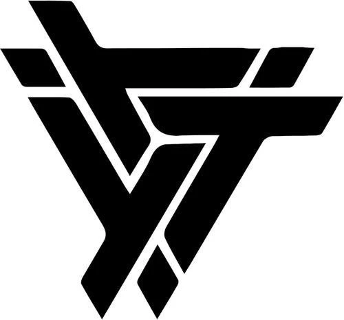Виниловая наклейка на окно автомобиля для Tau Gamma Phi Triskelion |