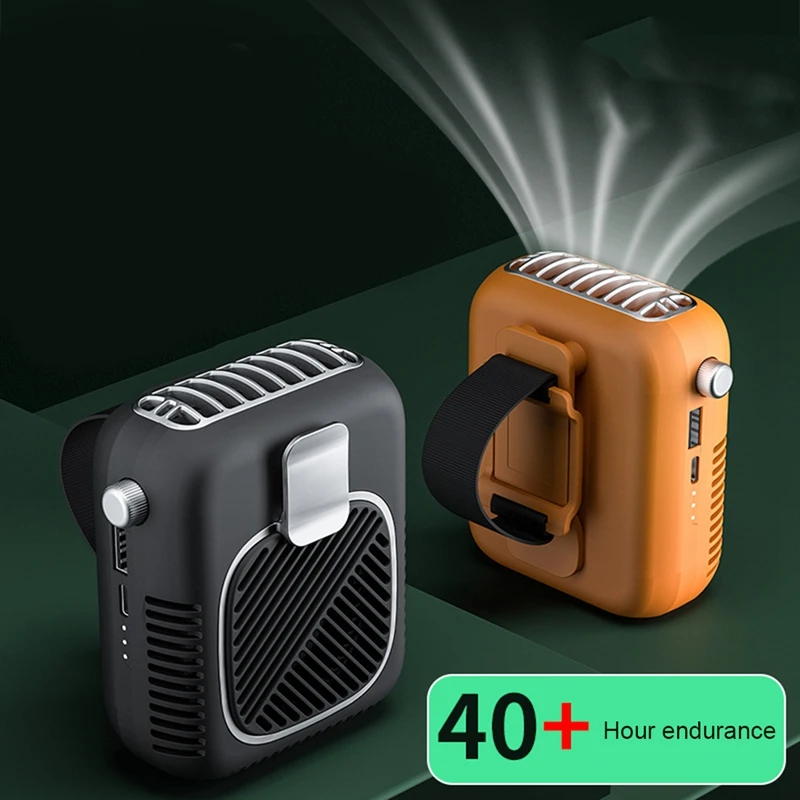 

Top Deals Portable Personal Hanging Waist Fan With 10000Mah Recharge Quiet Wearable Electric Fan Handheld Air Conditioner