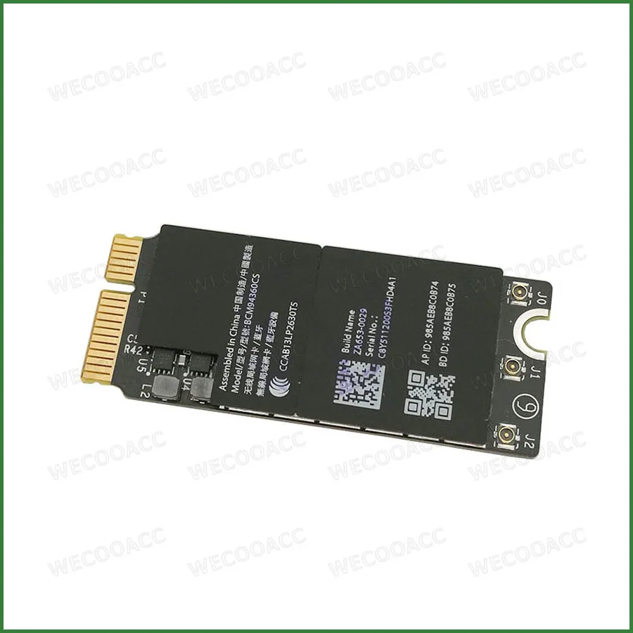 Протестированная Bluetooth Wi-Fi карта BCM94360CS для Macbook Pro Retina A1398 A1502 2013 2014 лет - купить по