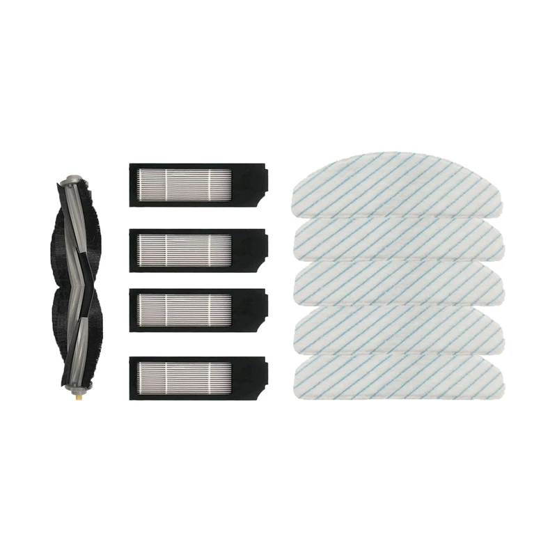 

Запчасти для робота Ecovacs T10, фильтр НЕРА, основная щетка, насадка на швабру