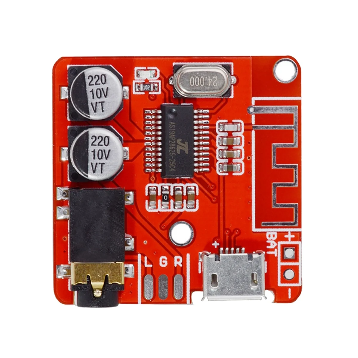 

Аудио-декодер BT5.0, плата аудиомодуля MP3 Bluetooth, без потерь, Плата усилителя для автомобильного динамика, аудиоприемник «сделай сам»