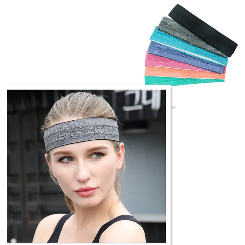 

1 pc High Quality Elastic Hairband Headband for Men Sports Or Women Yoga Headwear Cotton Sweat Sports Safety accessories