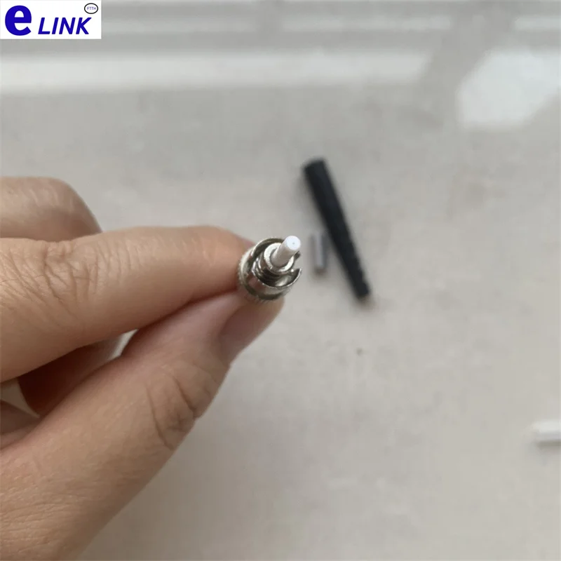 Комплект оптоволоконных коннекторов ST UPC с нестандартным керамическим