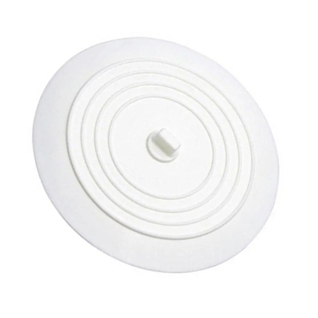 

2 Pcs Diameter 15CM Tub Stopper Food Grade Silicone Solid Color Large Round Flat Sink Plug Covers