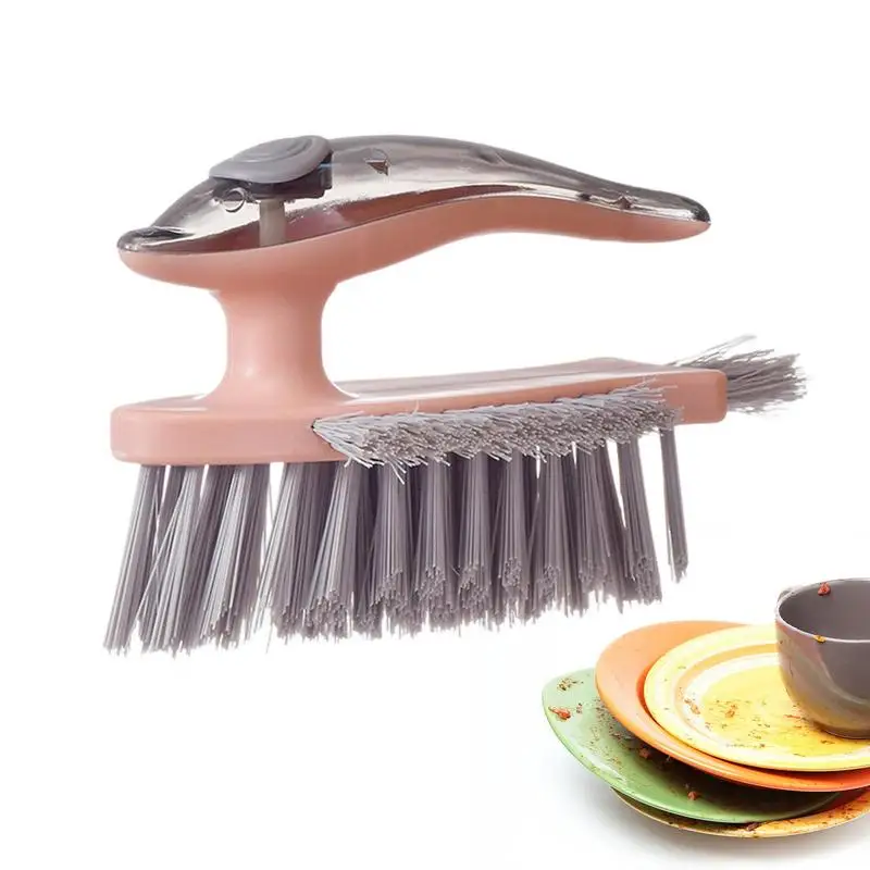 

Scrub Brush Scrub Brush With Dolphin Handle Clean Brush Scrub Brush Grout Cleaner Brush Kitchen Scrub Brushes For Bathroom Floor