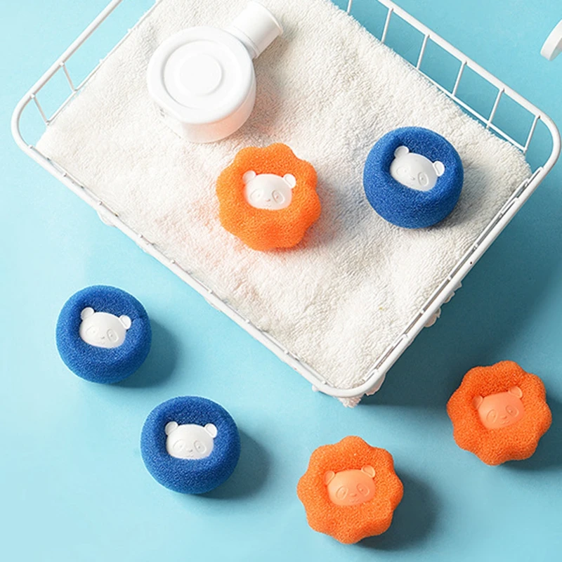 

3pcs/Set New Hair Removal Laundry Balls Washing Machine Lint Catcher Reusable Hair Removal Animal Shape Cleaning Balls