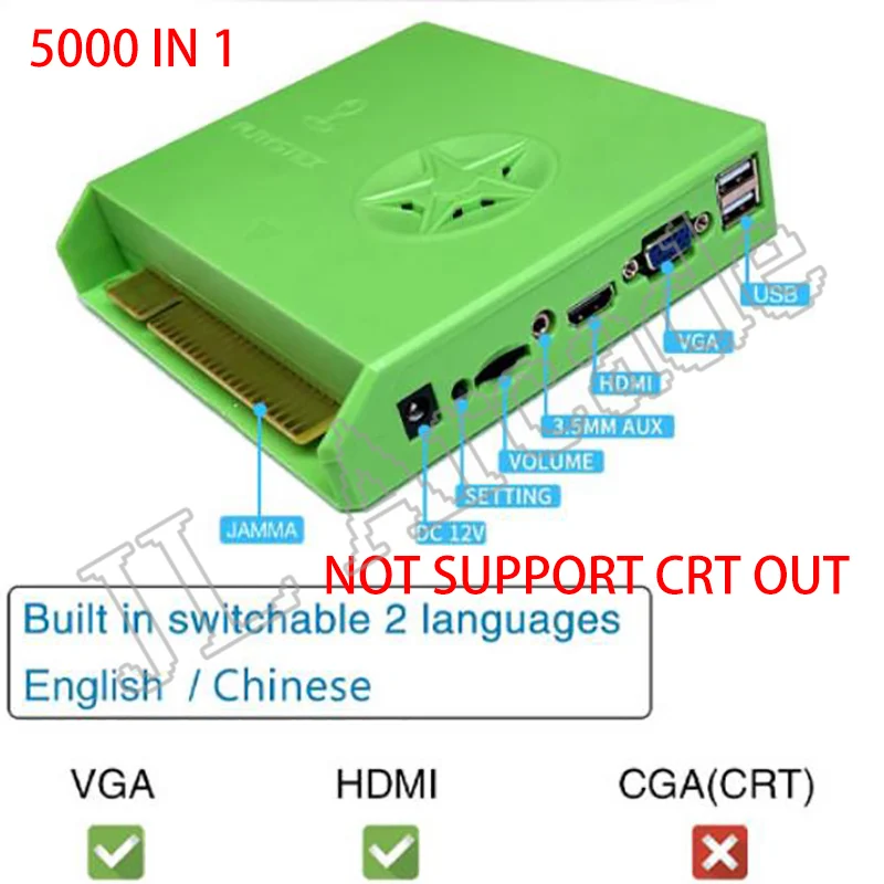 Pandora Сага CX/DX особая аркадная плата 5000 в 1 jamma CRT CGA VGA HDMI-совместимая с 3P 4P запись