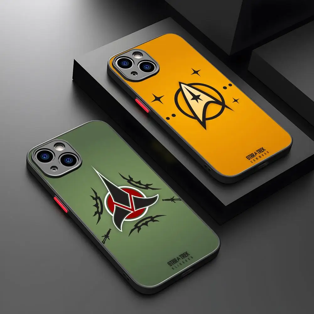 Чехол для телефона Star movietnam-Trek матовый прозрачный чехол-накладка IPhone 16 15 12 11 13 Pro Max